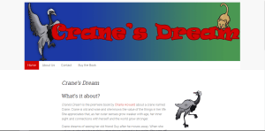 screenshot of cranestory.com home page